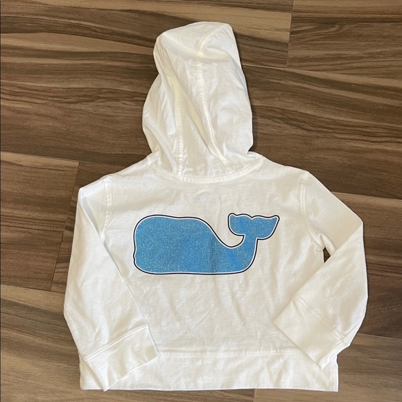 Vineyard Vines Kids 2T White Long Sleeve with Hoodie NWOT - Picture 7 of 8